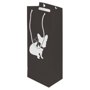 Sac Cadeau Pour Bouteille French Bulldog Theme Party - Baby shower neutre