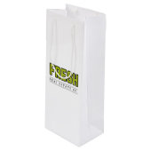 Sac Cadeau Pour Bouteille FRESH Glossy Wine Bag (Devant Angle)