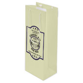 Sac Cadeau Pour Bouteille Fruit d'Elderberry fait maison (Devant Angle)