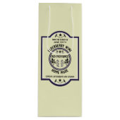 Sac Cadeau Pour Bouteille Fruit d'Elderberry fait maison (Devant)