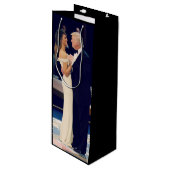 Sac Cadeau Pour Bouteille Garder l'Amérique en tête Trump 2020 (Devant Angle)