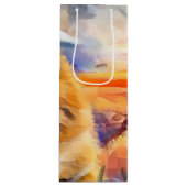 Sac Cadeau Pour Bouteille GOLDEN GIRL chow (Devant)