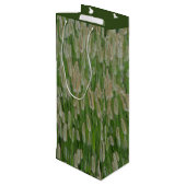 Sac Cadeau Pour Bouteille Graines vertes (Dos Angle)