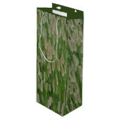 Sac Cadeau Pour Bouteille Graines vertes (Devant Angle)