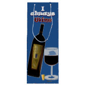 Sac Cadeau Pour Bouteille Graphiques d'Humour de vin (Dos)
