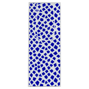 Sac Cadeau Pour Bouteille Gras Bac cadeau en Mosaïque Bleue - Faites votre c