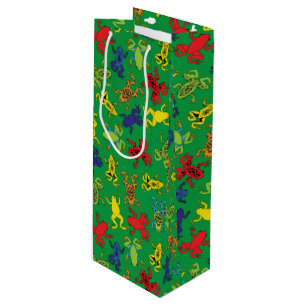 Sac Cadeau Pour Bouteille Grenouille arborescente Anniversaire de enfant mûr