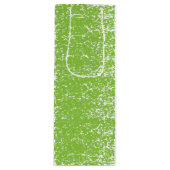 Sac Cadeau Pour Bouteille Grunge Lime Green Pattern - Summer Abstract Decor (Devant)