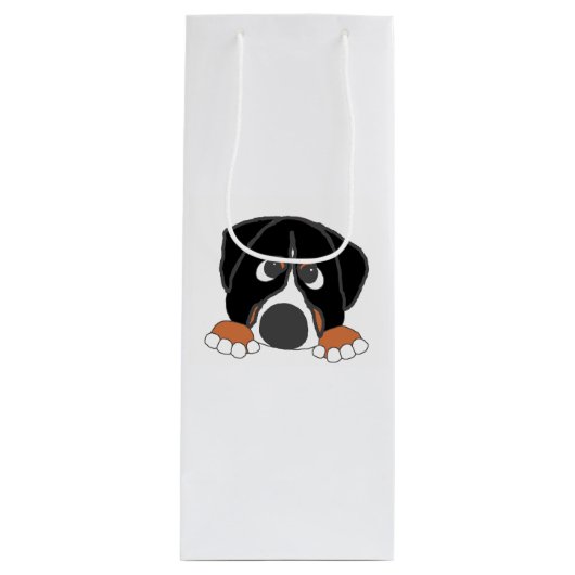 Sac Cadeau Pour Bouteille gsmd qui regarde (Devant)