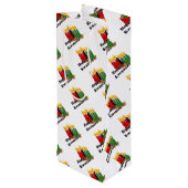 Sac Cadeau Pour Bouteille Happy Kwanzaa (Dos Angle)