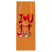 Sac Cadeau Pour Bouteille Heureux toujours après (Dos)