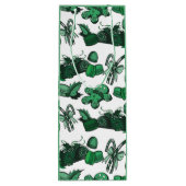 Sac Cadeau Pour Bouteille Holiday Sweets- Mint (Solid) (Dos)