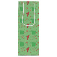 Holliday Retro Motif atomique sur vert