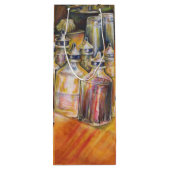 Sac Cadeau Pour Bouteille Idéographie de Lumière dorée (Dos)