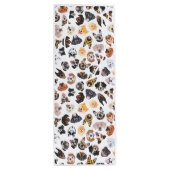 Sac Cadeau Pour Bouteille Illustration gaie avec des chiens (Dos)