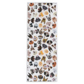 Sac Cadeau Pour Bouteille Illustration gaie avec des chiens (Devant)