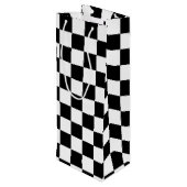 Sac Cadeau Pour Bouteille Indicateur Checker (Dos Angle)