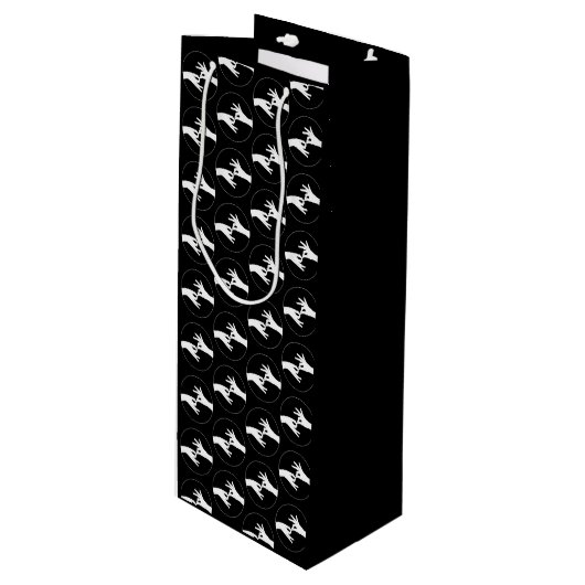 Sac Cadeau Pour Bouteille Interprète (Devant Angle)