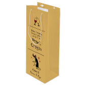 Sac Cadeau Pour Bouteille Inutile comme le T dans Pinot Grigio Funny (Devant Angle)