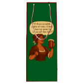 Sac Cadeau Pour Bouteille Invisible Spirit of Wine (Dos)