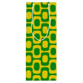 Sac Cadeau Pour Bouteille Ipanema Sidewalk Pattern, Beach Pattern, Brazil (Dos)