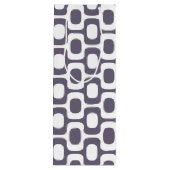 Sac Cadeau Pour Bouteille Ipanema Sidewalk Pattern, Beach Pattern, Brazil (Dos)