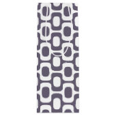 Sac Cadeau Pour Bouteille Ipanema Sidewalk Pattern, Beach Pattern, Brazil (Devant)