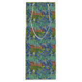 Sac Cadeau Pour Bouteille Irises Blue Green Jaune Van Gogh (Dos)