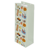 Sac Cadeau Pour Bouteille Italie Vacances parfaites (Devant Angle)
