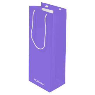 Sac Cadeau Pour Bouteille Jacaranda purple color