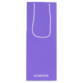 Sac Cadeau Pour Bouteille Jacaranda purple color (Devant)