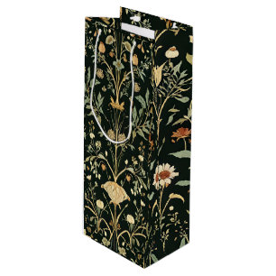 Sac Cadeau Pour Bouteille Jardin vintage