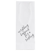 Sac Cadeau Pour Bouteille Jeu de vin blanc amusant (Dos)