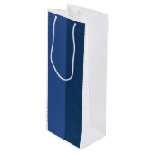 Sac Cadeau Pour Bouteille Joie Bleue (Devant Angle)