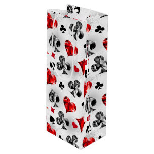 Sac Cadeau Pour Bouteille Joueur de poker Joueur de cartes de jouer costumes