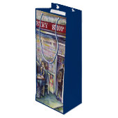 Sac Cadeau Pour Bouteille Joyeux (Dos Angle)