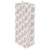 Sac Cadeau Pour Bouteille Joyeux Noël (Devant Angle)