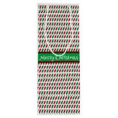 Sac Cadeau Pour Bouteille Joyeux Noël Elégant & Personnaliser moderne (Dos)