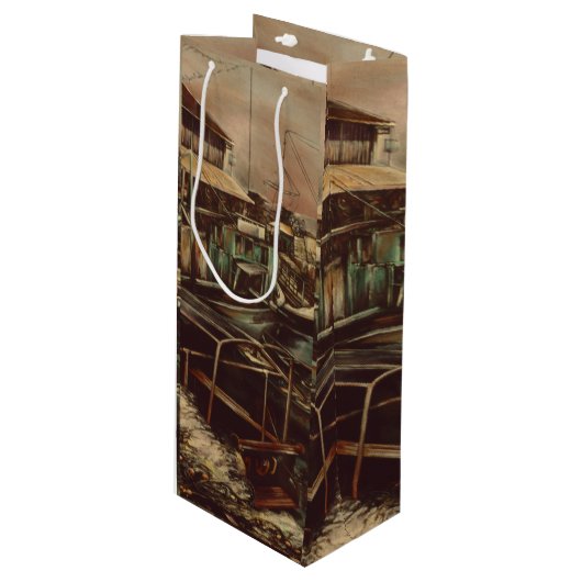 Sac Cadeau Pour Bouteille Joys de Jaffe (Devant Angle)