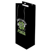 Sac Cadeau Pour Bouteille Juste une petite pincée St Patrick's Day (Devant Angle)