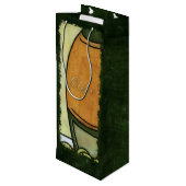 Sac Cadeau Pour Bouteille Kawaii Turquie Thanksgiving WINE ACCESOIRES (Dos Angle)