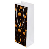 Sac Cadeau Pour Bouteille Kine de Halloween (Dos Angle)