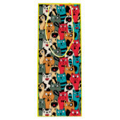 Sac Cadeau Pour Bouteille La Crowd of cats (Dos)