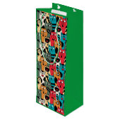 Sac Cadeau Pour Bouteille La Crowd of cats (Dos Angle)