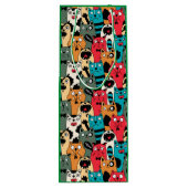 Sac Cadeau Pour Bouteille La Crowd of cats (Dos)