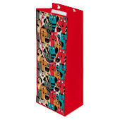 Sac Cadeau Pour Bouteille La foule de chats (Dos Angle)