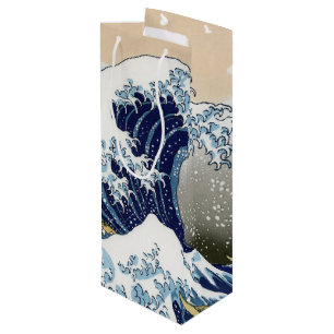 Sac Cadeau Pour Bouteille La Grande Vague Au Large De Kanagawa
