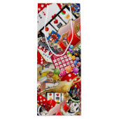 Sac Cadeau Pour Bouteille Las Vegas Icons ~ Gamblers Delight (Dos)