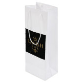 Sac Cadeau Pour Bouteille Lavish Wine Gift Bag  (Dos Angle)