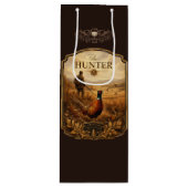 Sac Cadeau Pour Bouteille Le Chasseur (Devant)